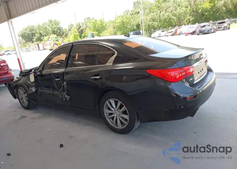 2016 Infiniti Q50 3.0T Premium from USA, damaged, VIN JN1EV7AR3GM341959